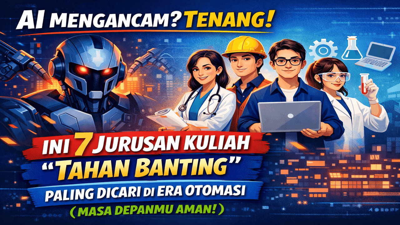 AI Mengancam? Tenang! Ini 7 Jurusan Kuliah 'Tahan Banting' Paling Dicari di Era Otomasi (Masa Depanmu Aman!)