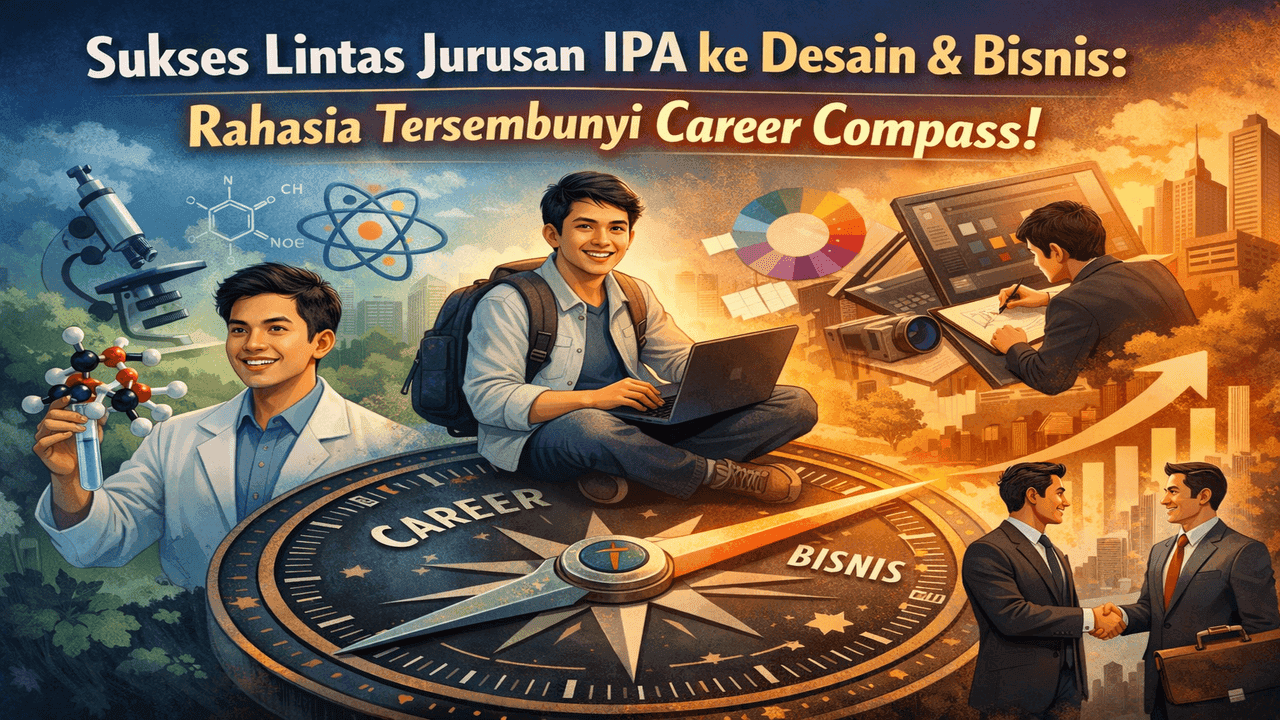 Sukses Lintas Jurusan IPA ke IPS (Desain & Bisnis): Rahasia Tersembunyi Tes Minat Bakat Profesional!