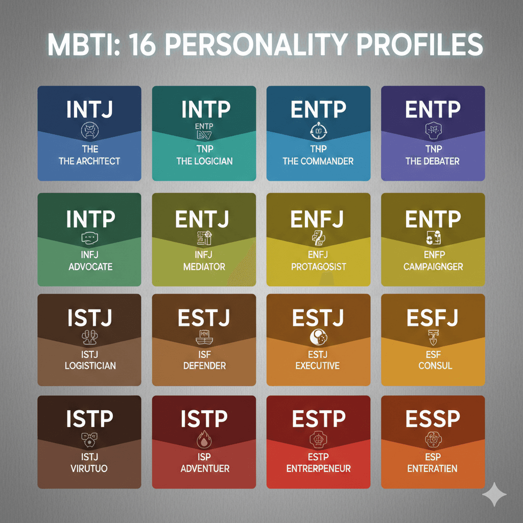 16 personalities tes minat bakat