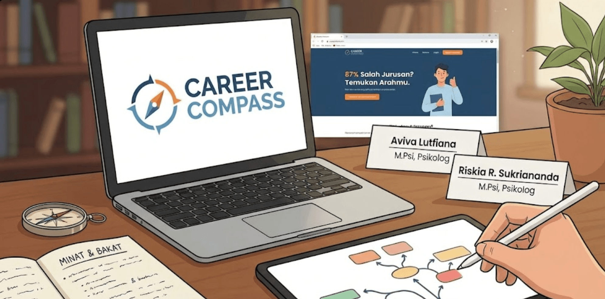 Riskia R. Sukriananda Psikolog Transisi Karir CoreItera