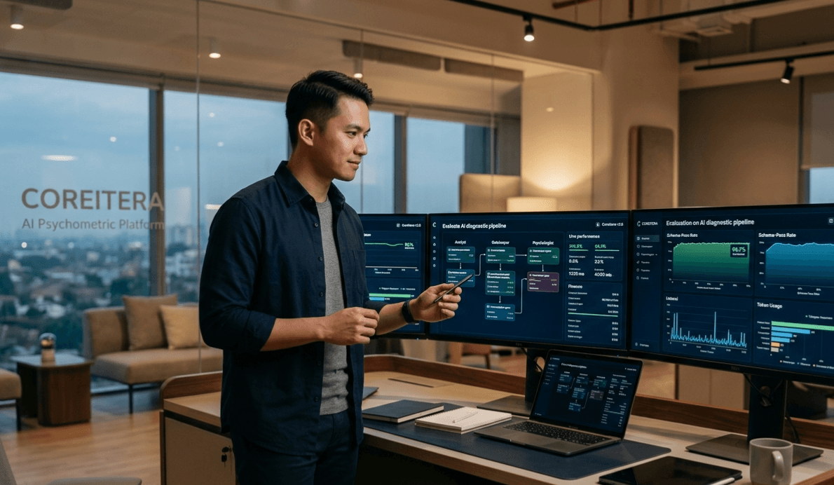 akurasi AI Psikometri Coreitera 