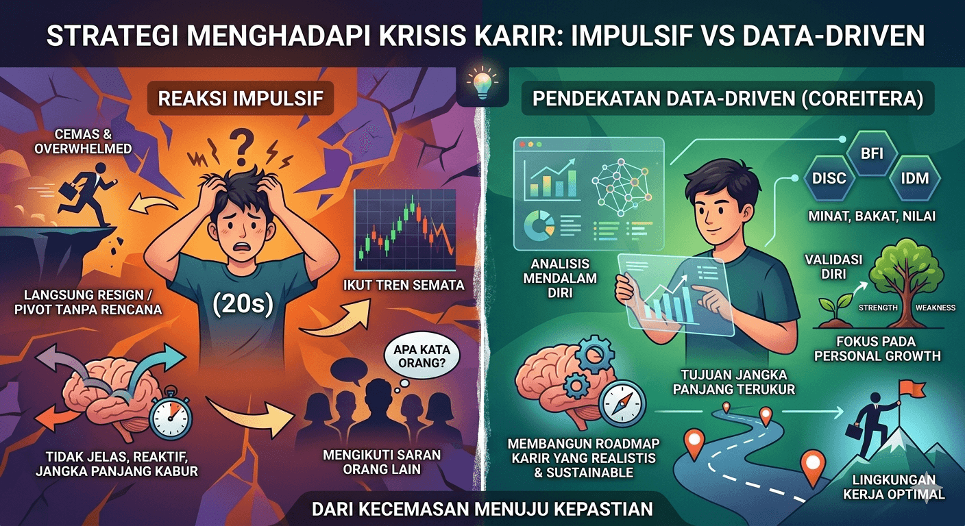 reaksi impulsif vs data-driven